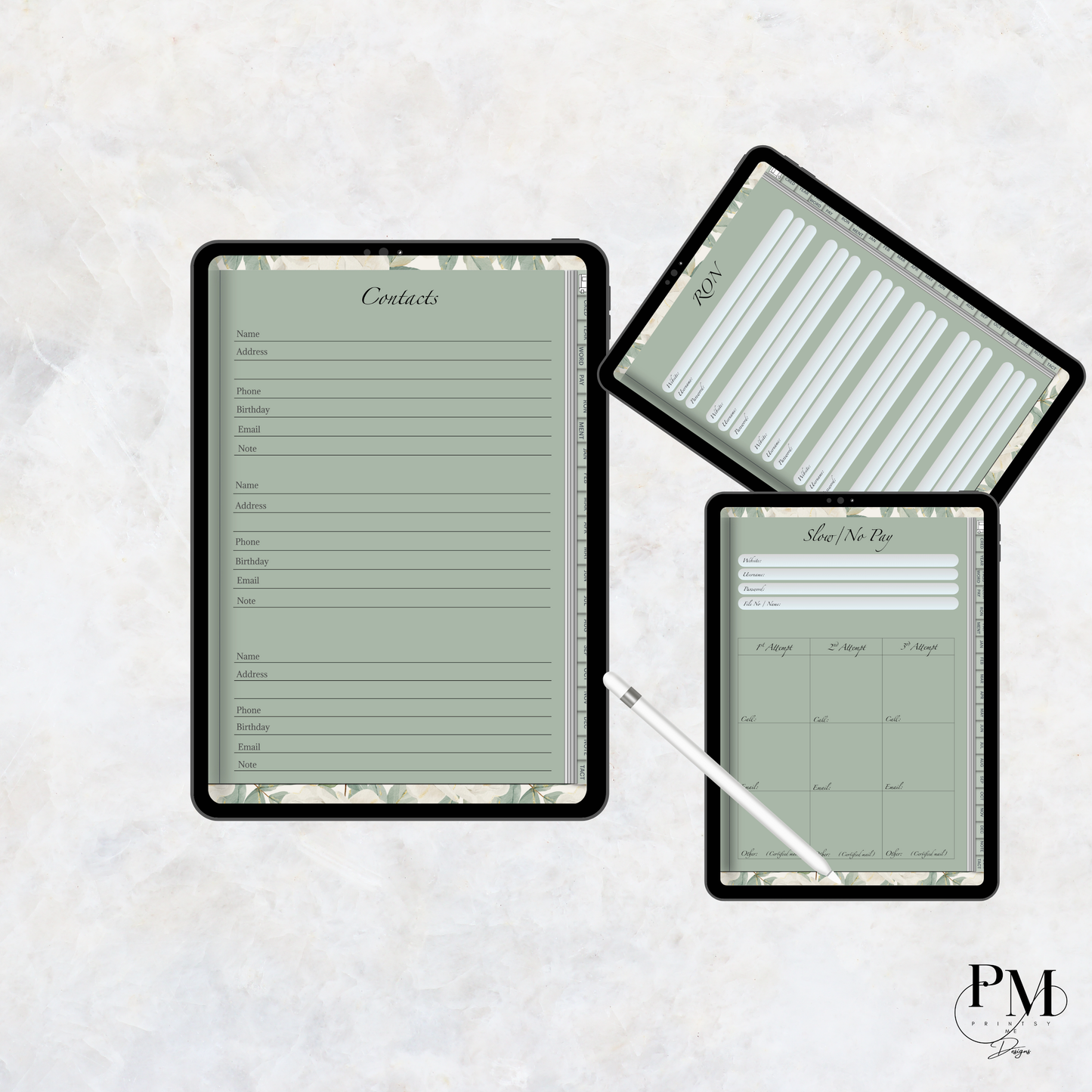 Notary Life Organizer 2026 | Notary Digital Planner | Digital Planners for Signing Agents/Notary 2026 | Notary Digital Planner | Notary Planner with Hyperlinks | Best Digital Planner for Notaries 2026