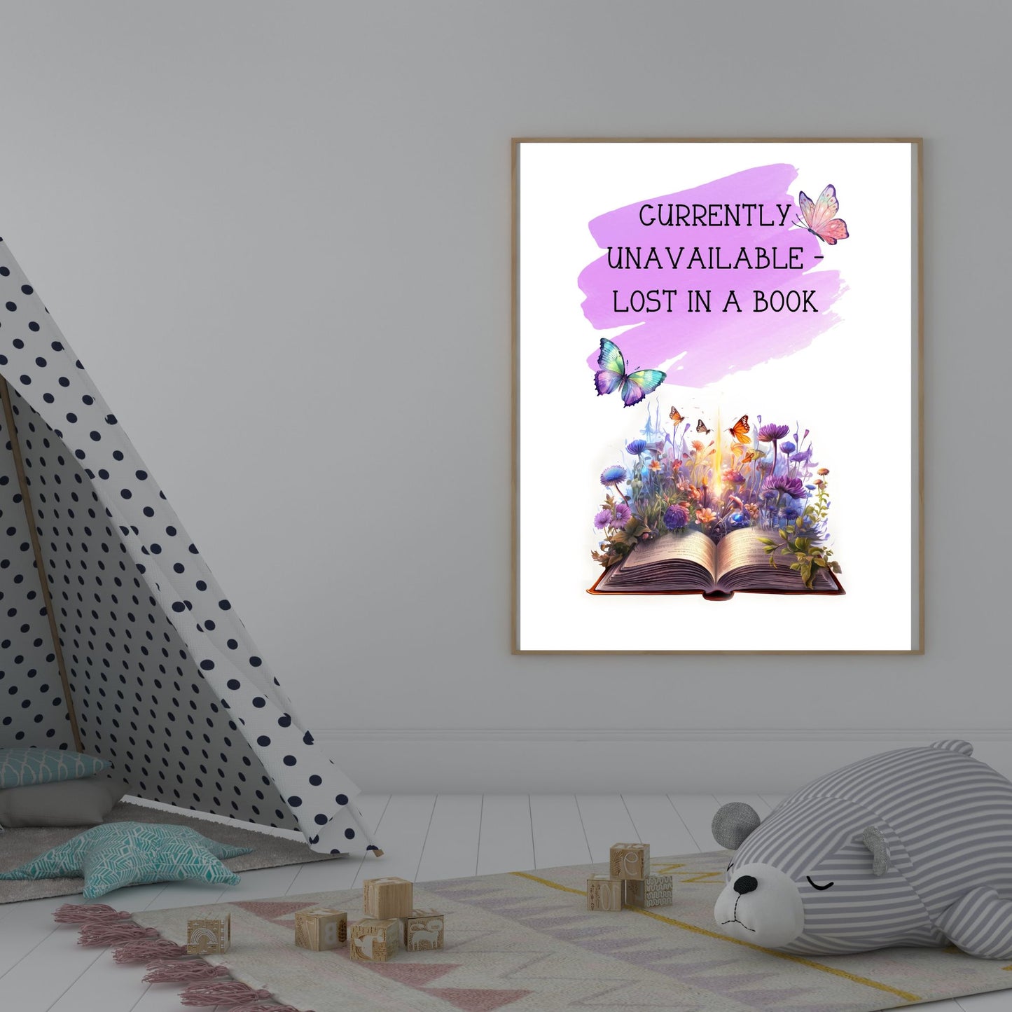 Currently Unavailable-Lost in a book - Printable Wall Art