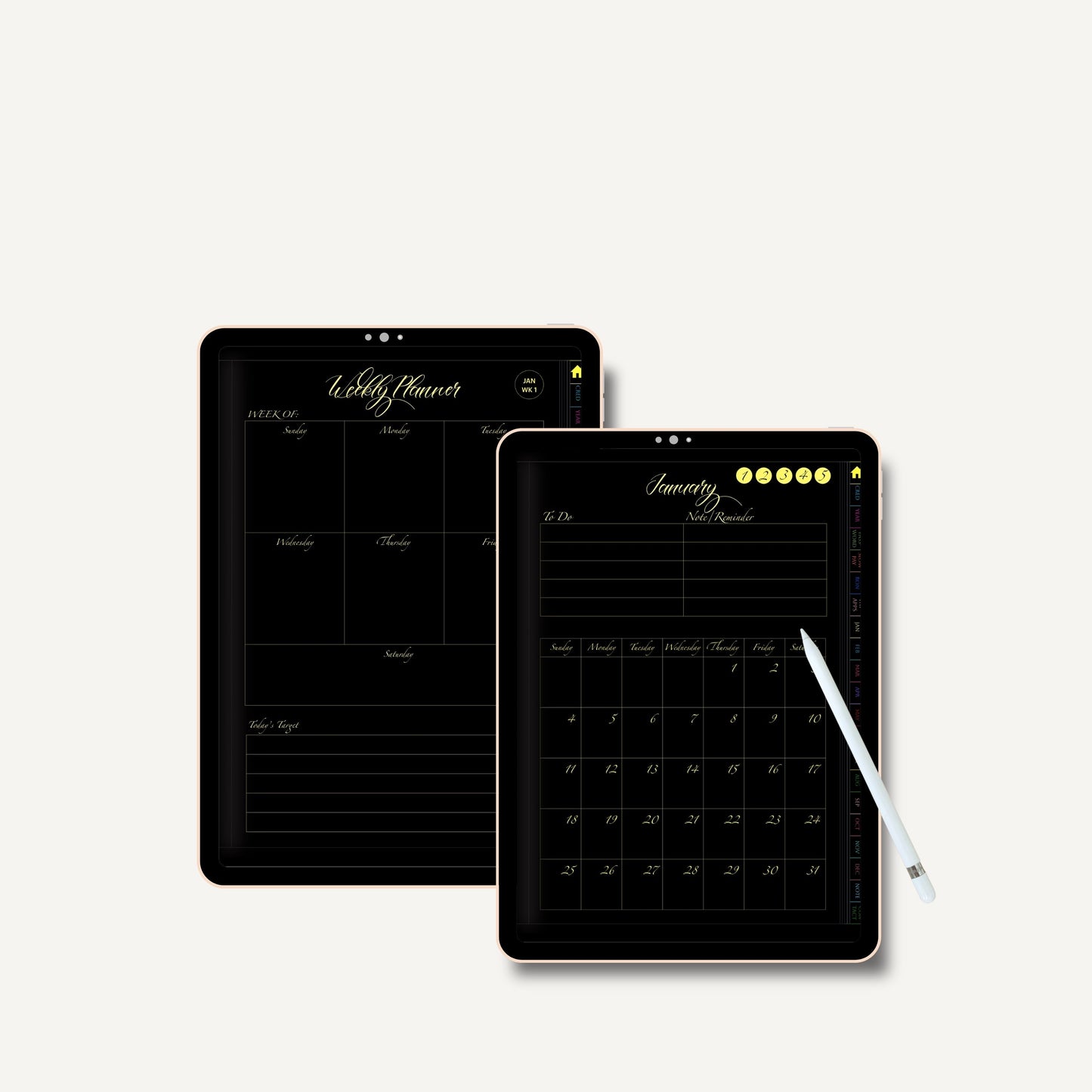 Notary Digital Planner | Digital Planners for Notary/Signing Agent 2026 | Notary Digital Planner | Notary Planner with Hyperlinks | Best Digital Planner for Notaries 2026 | Business Digital Planner