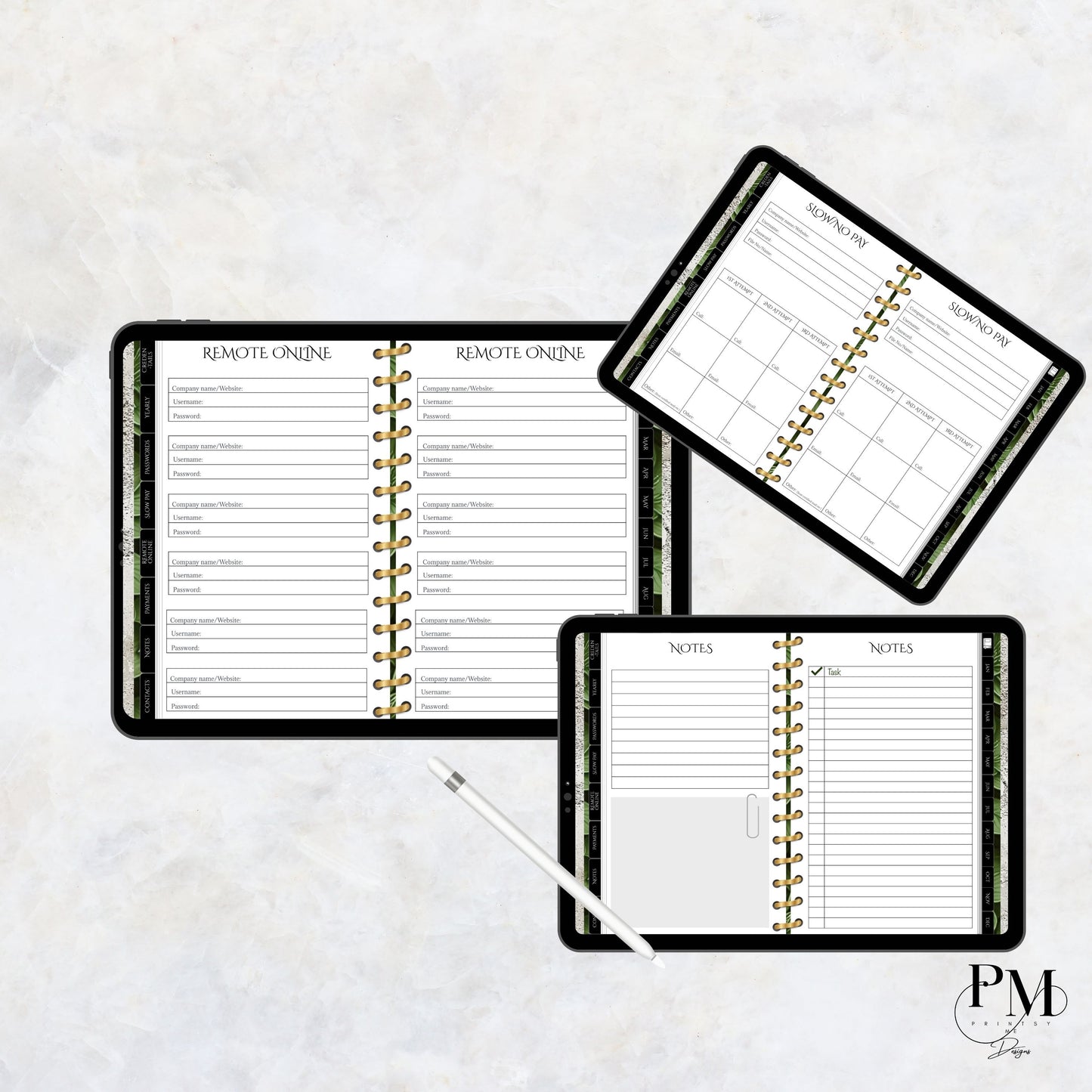 Notary Digital Planner | Digital Planners for Notary/Signing Agent 2026 | Notary Digital Planner | Notary Planner with Hyperlinks | Best Digital Planner for Notaries 2026 | Business Digital Planner