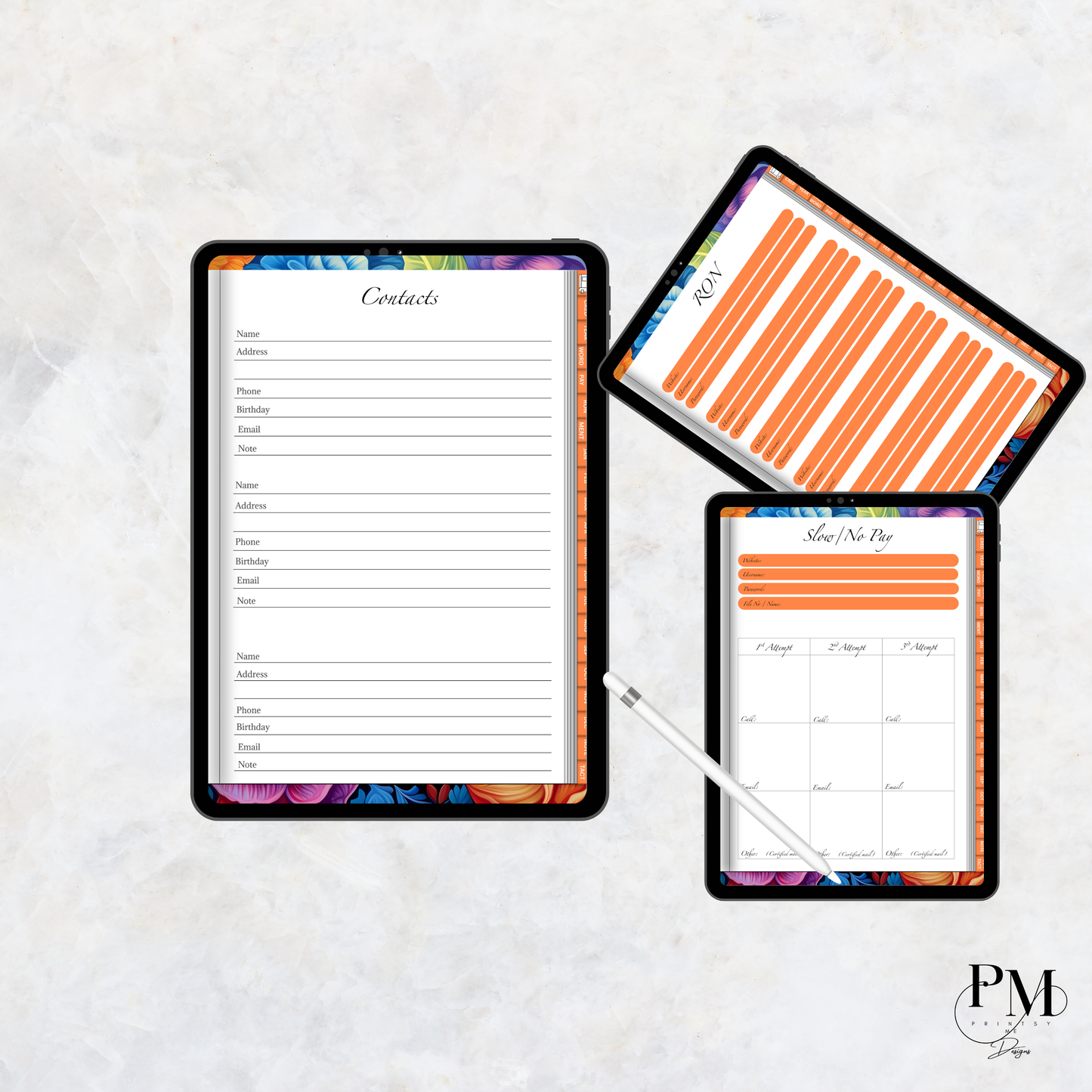 Notary Life Organizer 2026 | Notary Digital Planner | Digital Planners for Signing Agents/Notary