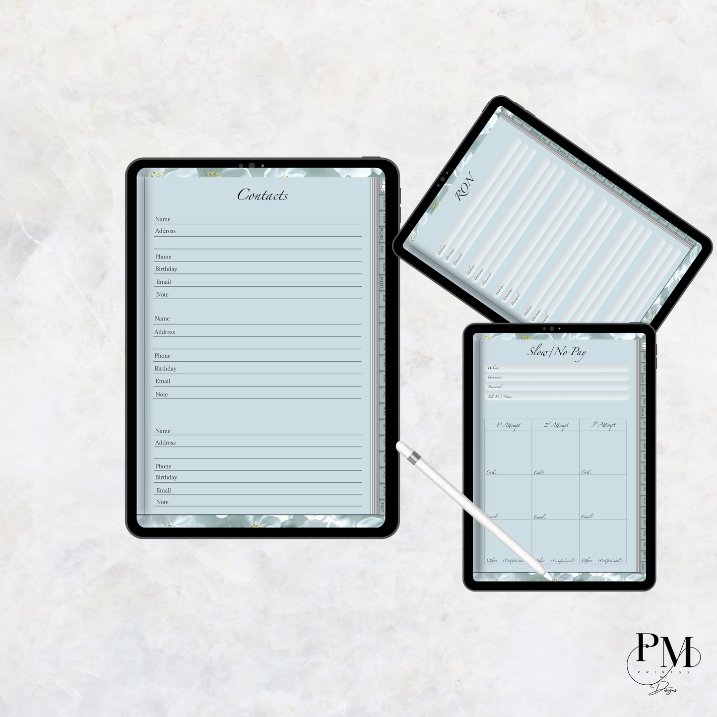 Notary Life Organizer 2026 | Notary Digital Planner | Digital Planners for Signing Agents/Notary |