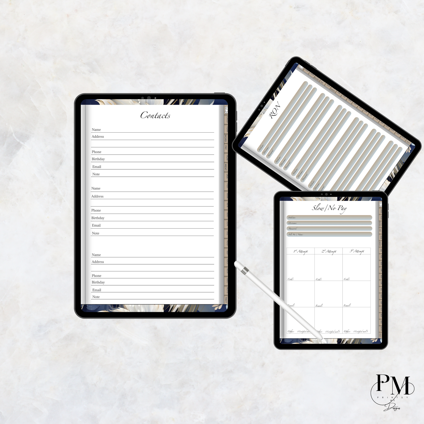 Notary Life Organizer 2026 | Notary Digital Planner | Digital Planners for Signing Agents/Notary