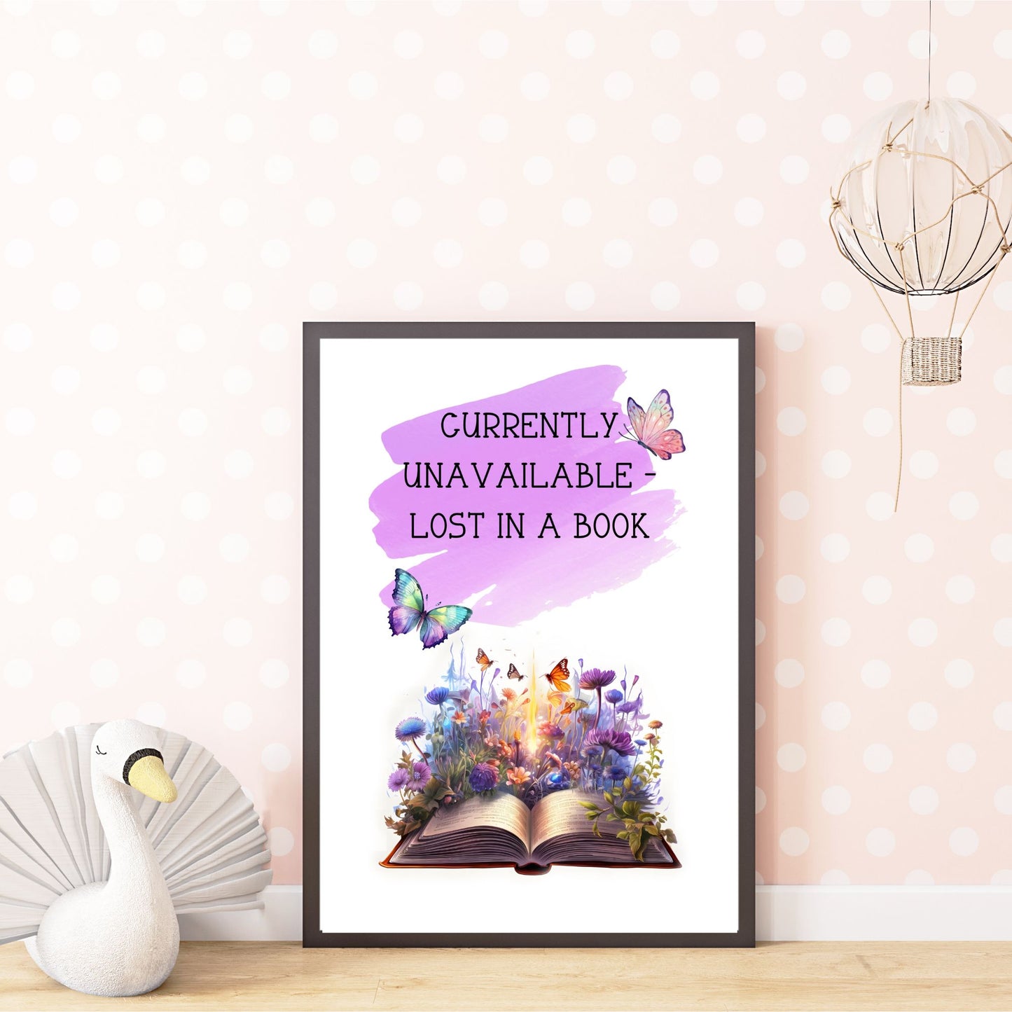 Currently Unavailable-Lost in a book - Printable Wall Art