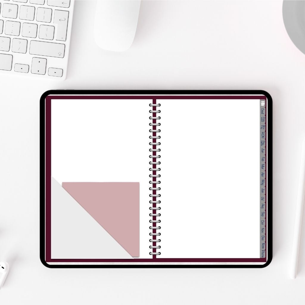 2025 Notary Digital Planner | Notary Planner with Hyperlinks | Best Digital Planner for Notaries 2025