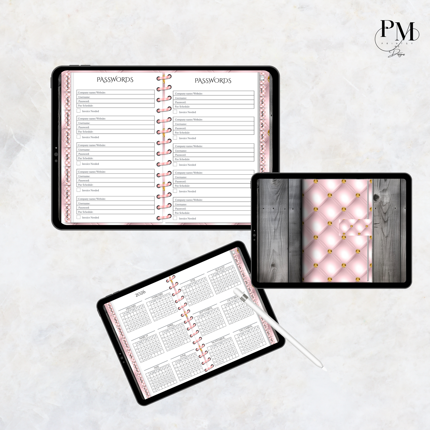 2026 Notary Digital Planner | Digital Planners for Signing Agents/Notary | Notary Planner with Hyperlinks | Best Digital Planner for Notaries 2026